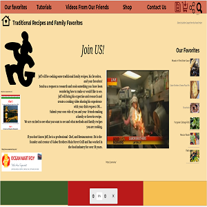 Screenshot of the Blog Appetit cooking website